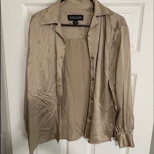 Linda Allard Ellen Tracy Silk Blouse